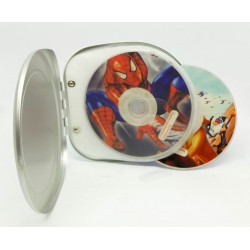 ROUND SUPER THINER ALUMINUM CD CASE 